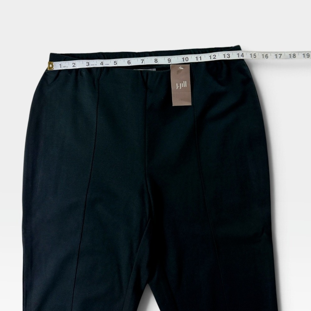 J. Jill Ponte Leggings Womens Medium Black Front Seam Stretch New - Picture 6 of 9